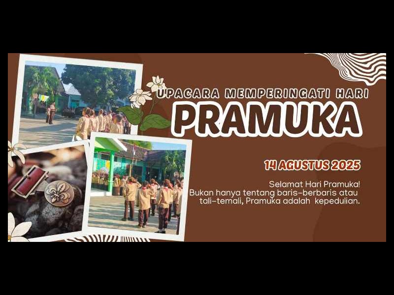 UPACARA BENDERA MEMPERINGATI HARI PRAMUKA 64 TAHUN
