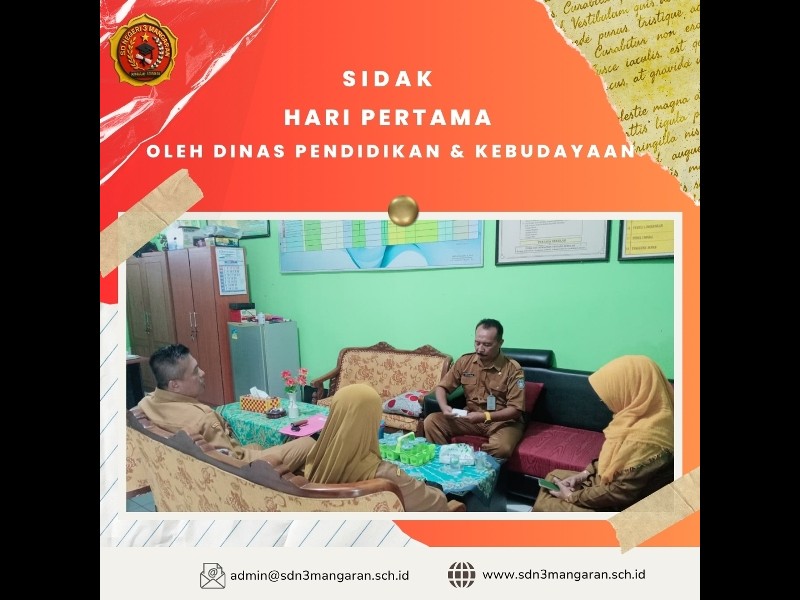 SIDAK " Inspeksi Mendadak " OLEH DINAS PENDIDIKAN DAN KEBUDAYAAN SITUBONDO