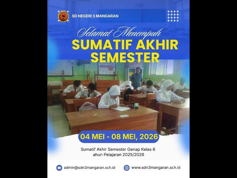 SUMATIF AKHIR SEMESTER ( SAS ) GENAP TAHUN PELAJARAN 2025/2026